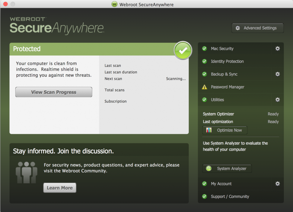 uninstall webroot mac