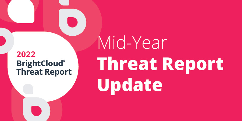 BrightCloud® Threat Report Mid-Year Update: Reinvention is the Name of the Game